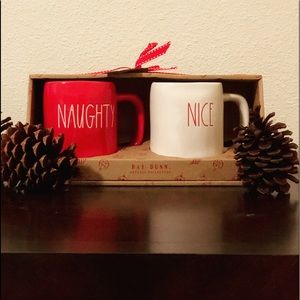Seasonal Naughty & Nice Rae Dunn Gift Set.